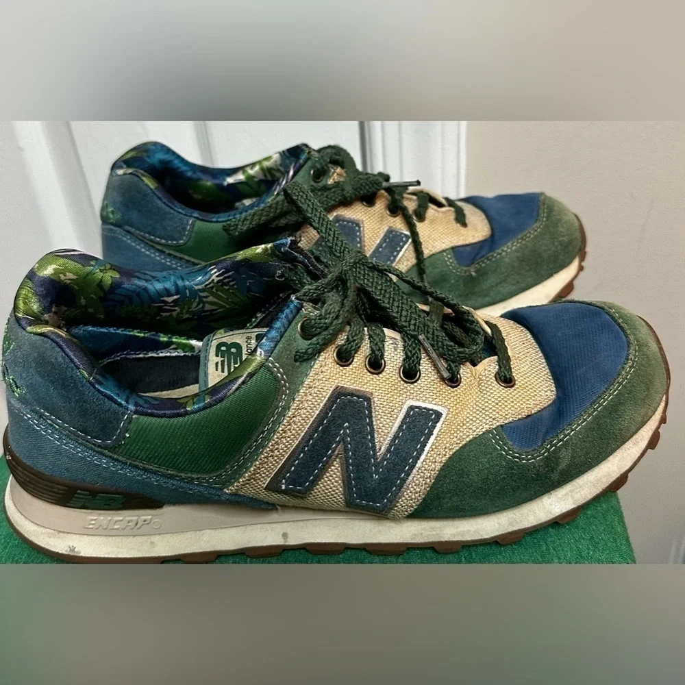 New Balance 574 Encap Men’s Rare floral athletic shoes - Picture 8 of 14